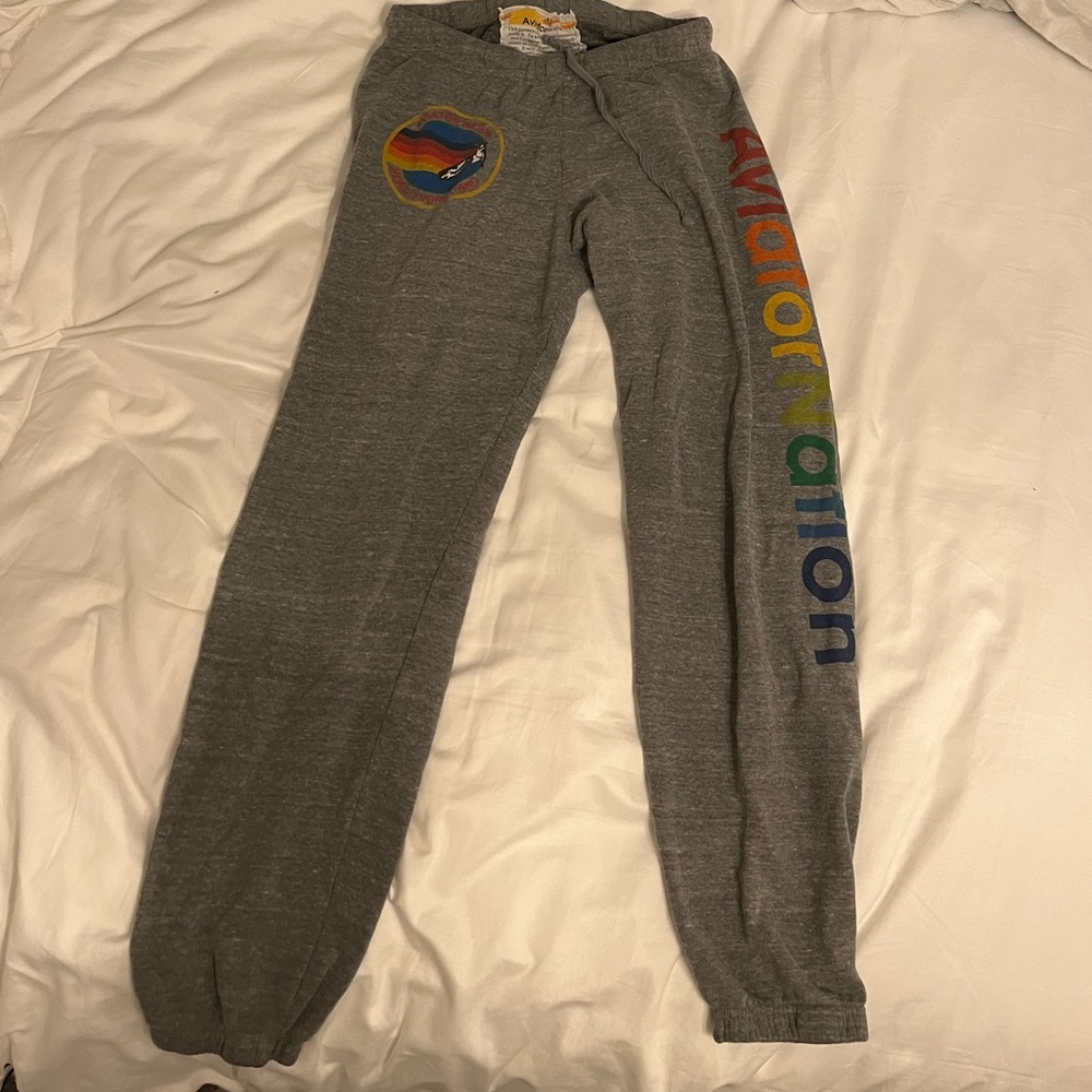 Aviator Nation gray sweatpants